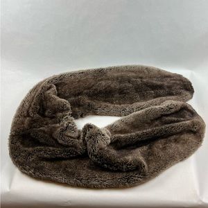 Restoration hardware luxe faux fur shawl